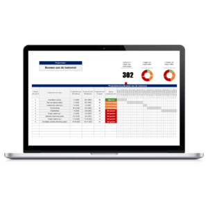 Excel project planning sjabloon