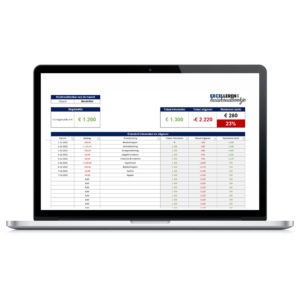 Excel huishoudboekje