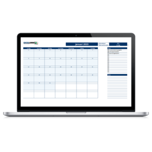 Excel jaarkalender sjabloon - tot in lengte van jaren